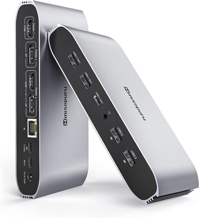 Minisopuru Triple Display Docking Station: The Perfect Gift for 2023
