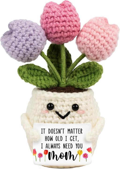 Cute Mother's Day Crochet Doll Gift for Your Mom 2023