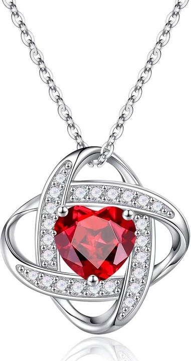 Love Knot Birthstone Necklace: A Perfect Gift for Mother's Day