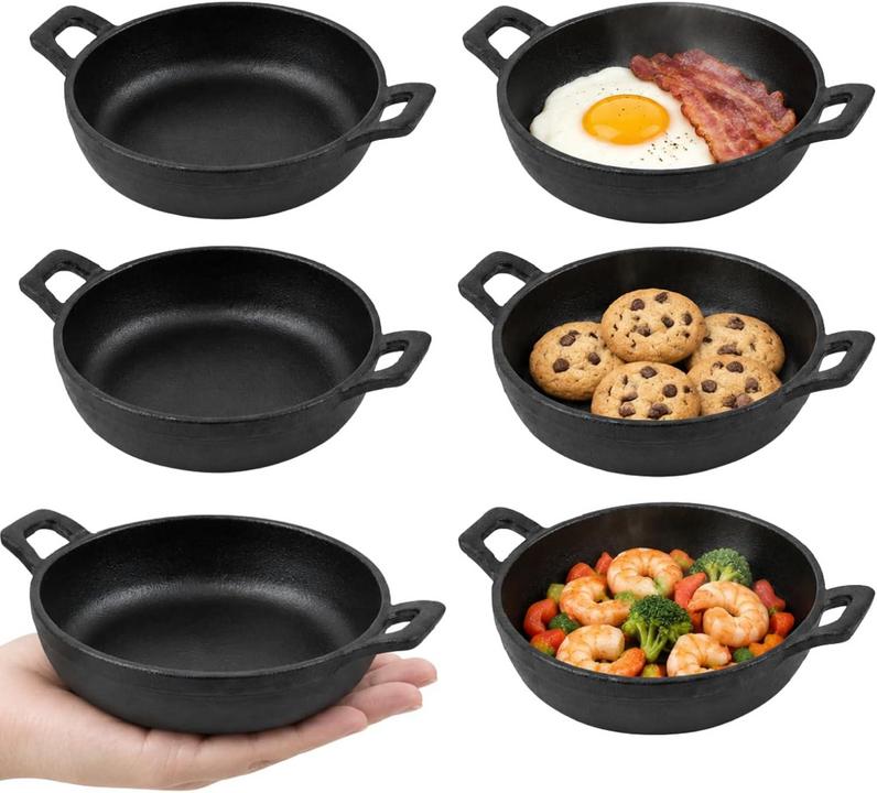 Jeffbaubl Mini Cast Iron Skillets (6-Pack) Review — 2026