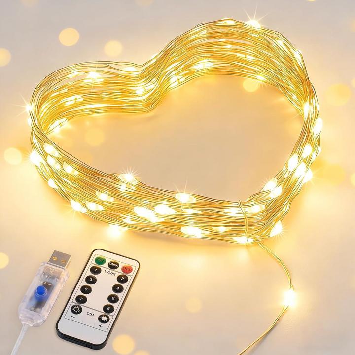 JMEXSUSS USB Fairy Lights (33ft, 100 LED) — 2026 Review
