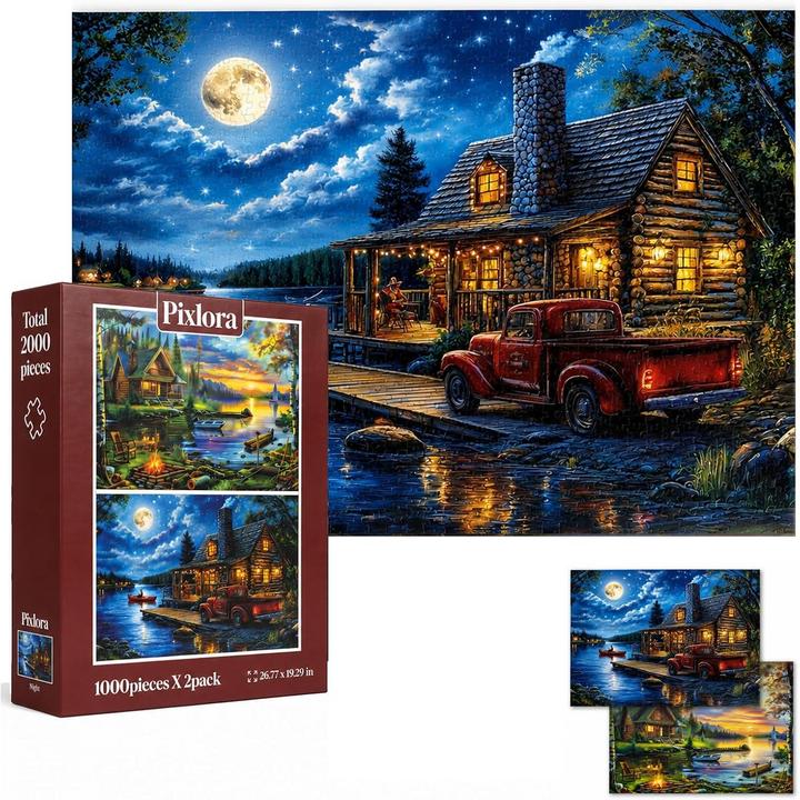 Pixlora 1000-Piece Puzzles (2-Pack) — 2026 Review