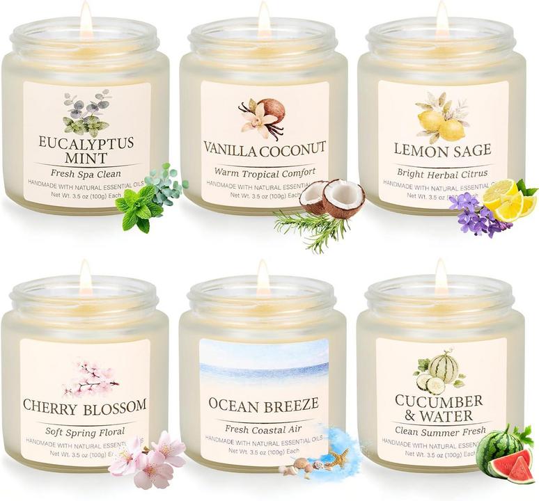 Spring & Summer Scented Candles Set (6-Pack) Review 2026