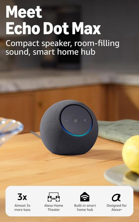 Amazon Echo Dot Max (2026) Review: Room-Filling Sound in a Compact Dot